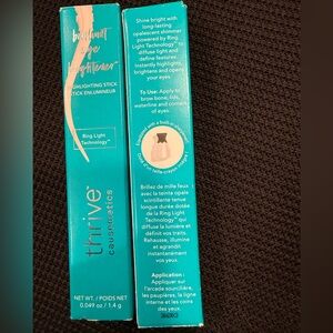 Thrive Causemetics Estrella White Pearl + Izzy Opalescent Shimmer Eye Brightener